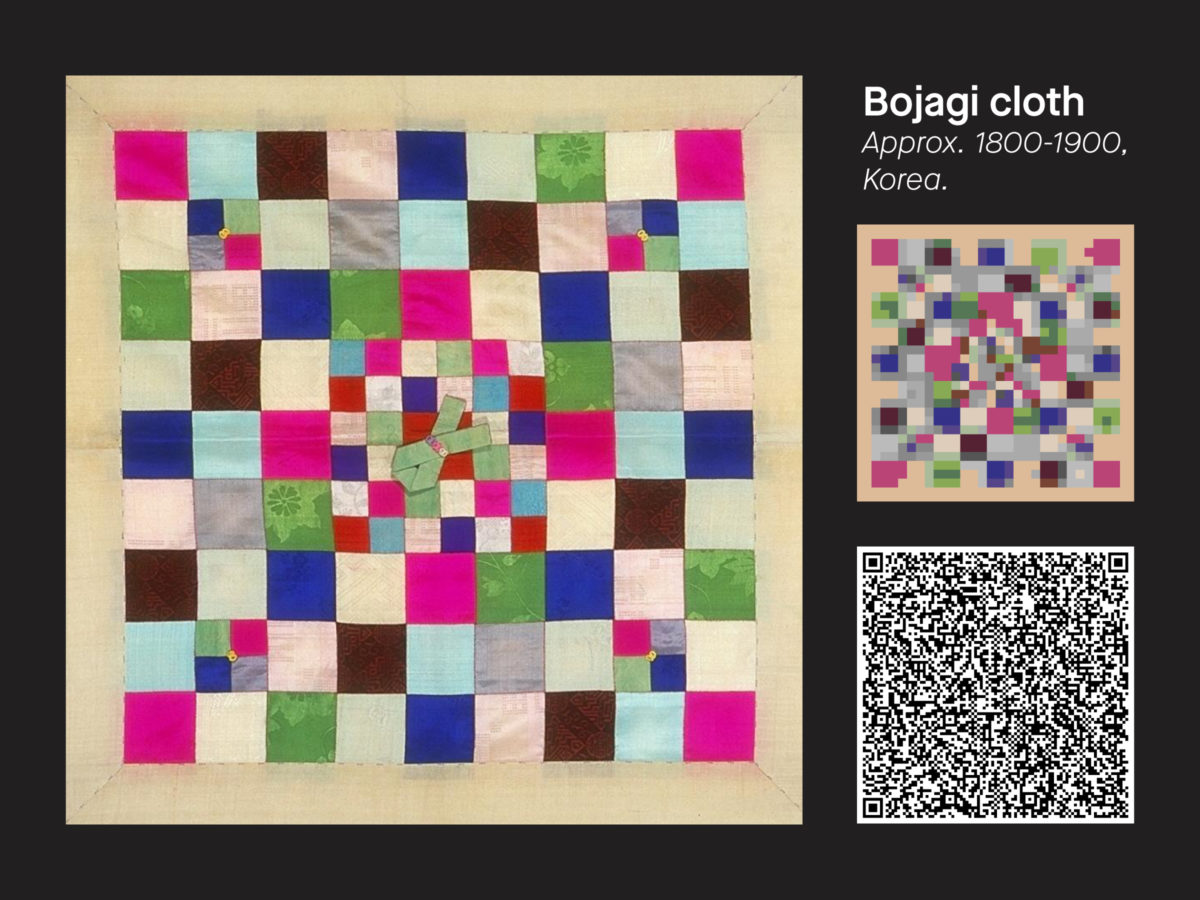 Animal Crossing bojagi cloth